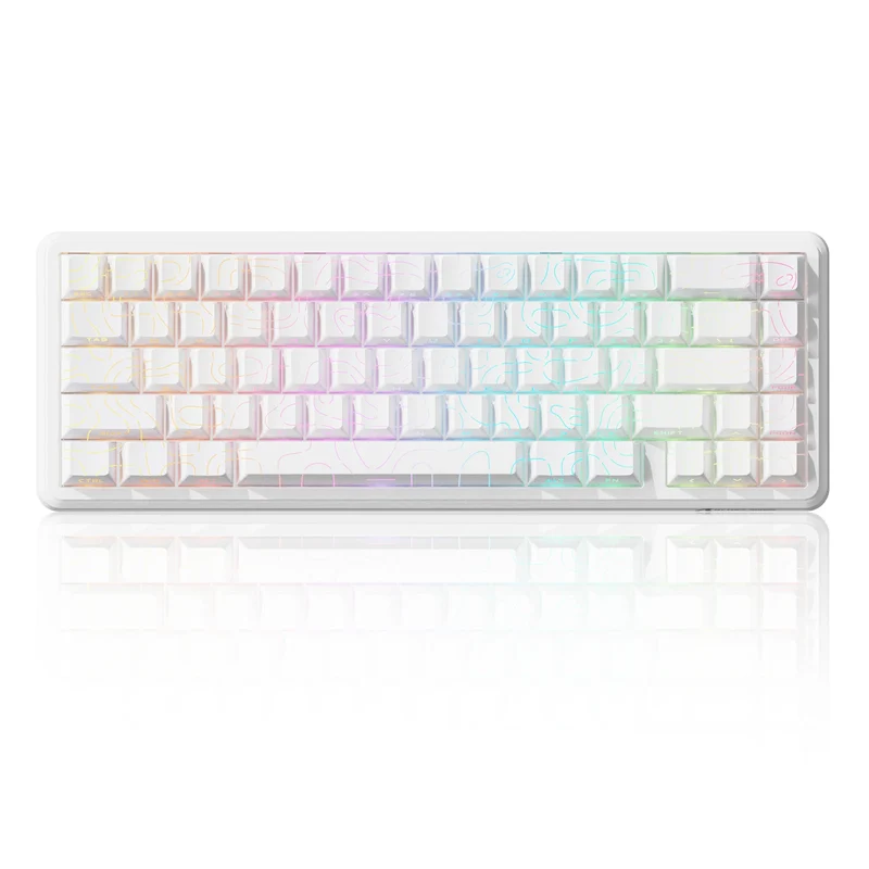 Attack Shark X65 HE Blanc Contours