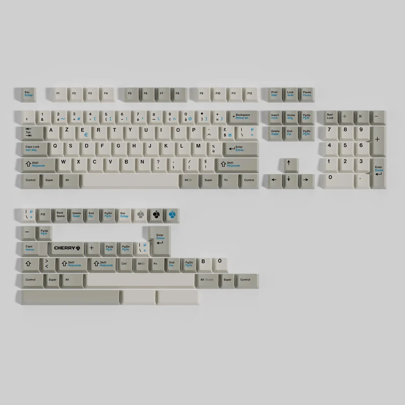 Keycaps AZERTY Cherry Bleu