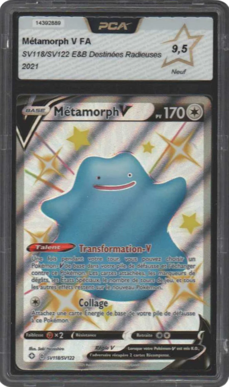 Metamorph V FA Destinees Radieuses SV118/SV122 PCA 9.5