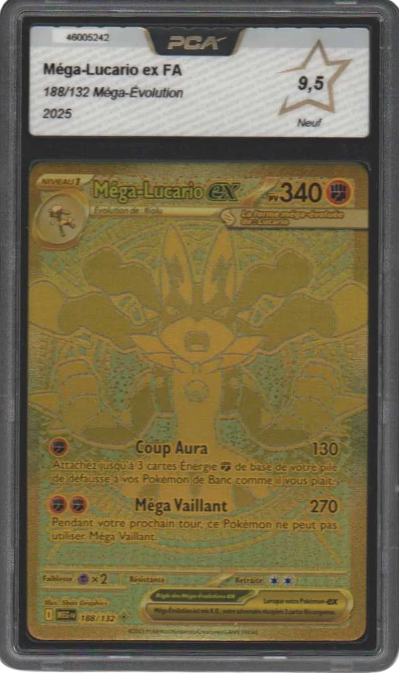 Mega-Lucario ex GOLD - Mega-Evolution 188/132 - PCA 9.5 - FR