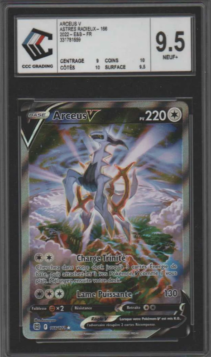 Arceus V - Astres Radieux 166/172 - CCC 9.5 - FR
