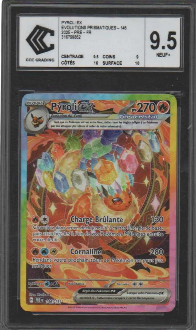 Pyroli ex - Evolutions Prismatiques 146/131 - CCC 9.5 - FR