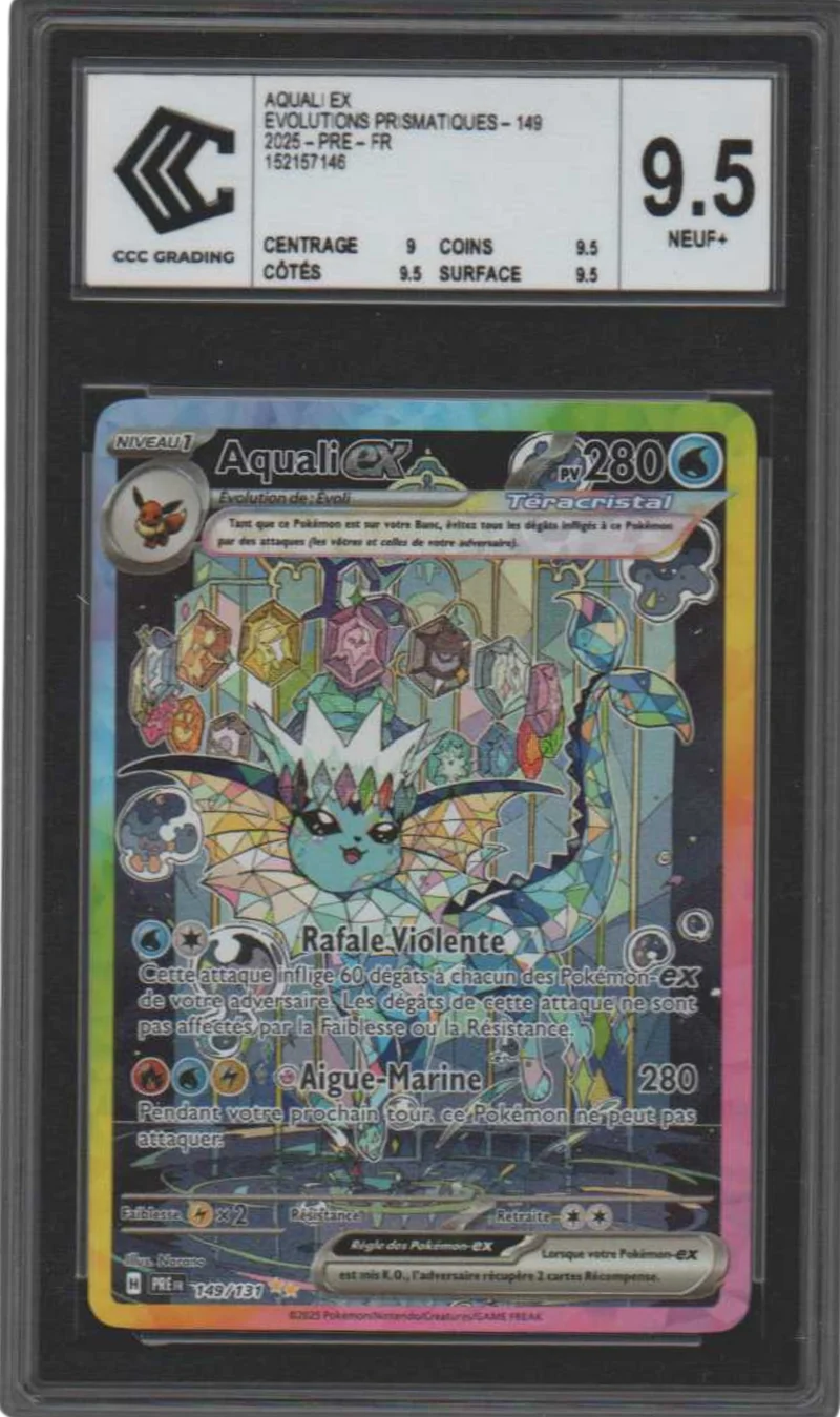 Aquali ex - Evolutions Prismatiques 149/131 - CCC 9.5