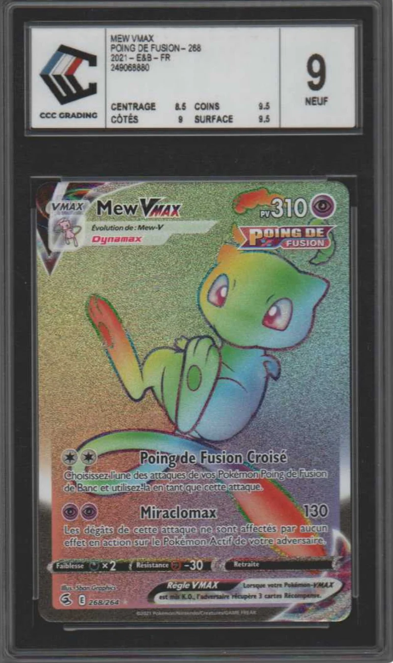 Mew VMAX - Poing de Fusion 268/264 - CCC 9 - FR