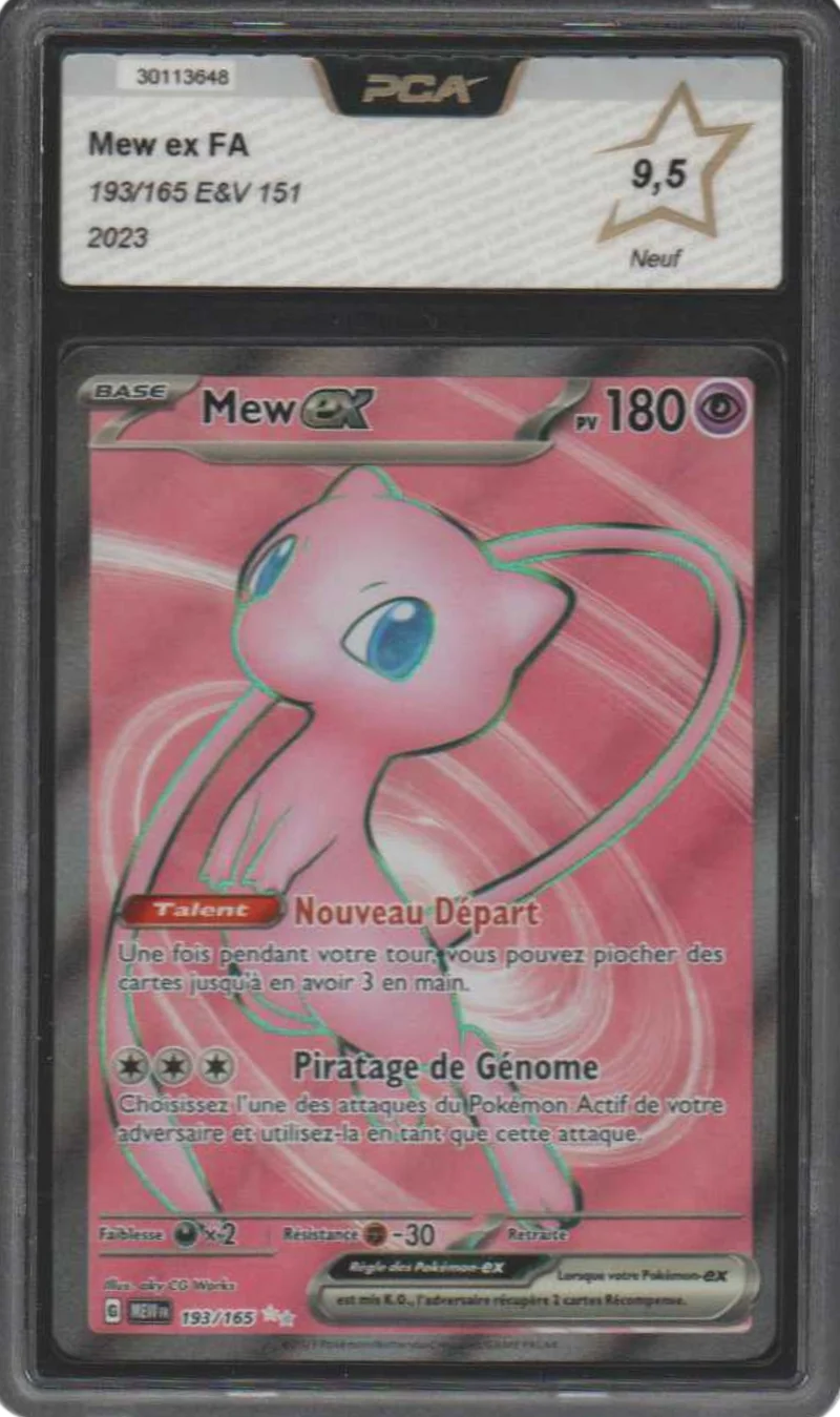 Mew ex FA 193/165 - 151 - EV3.5 - PCA 9.5 - FR