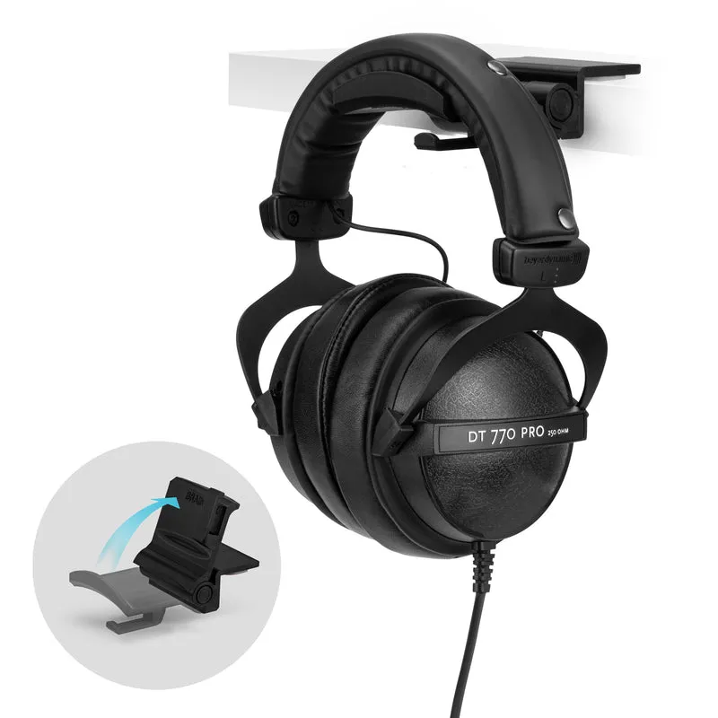 Tuck - Support de suspension pour casque de bureau pliable