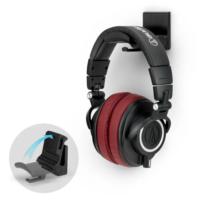 Hinge - Support de support de suspension pour casque mural pliable