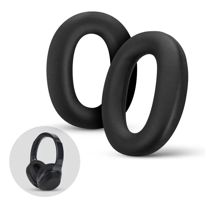 Coussinets de rechange Sony WH-1000XM2 et MDR-1000X – Coussinets en cuir PU souple et mousse à mémoire de forme pour plus de confort, installation facile et rapide