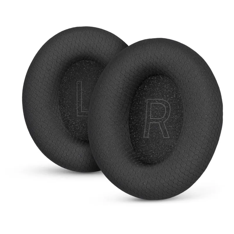 Coussinets en tissu maillé pour casques Razer Kraken V4/V4 Pro V4 X V3/V3 Pro V3 X Kitty V3 Pro Kitty V3 X – Tissu en maille respirant et mousse à mémoire de forme de haute qualité