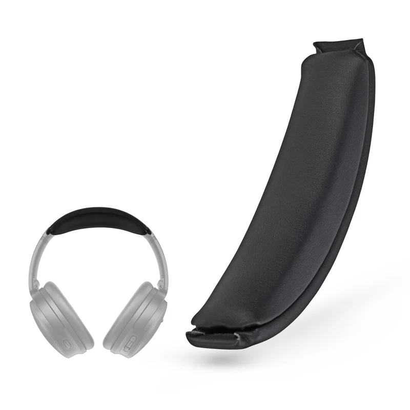 Arceau de rechange en cuir PU pour casques sans fil Bose QuietComfort QC45, QCSC et QC - Coussinet supérieur pour casque - Confort et maintien retrouvés
