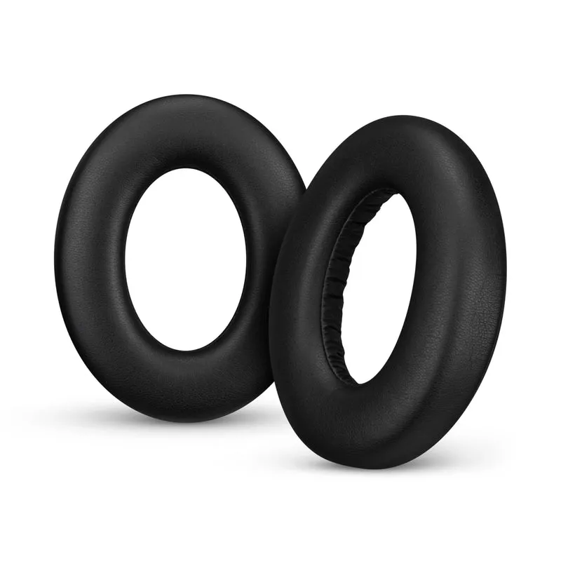 Oreillettes de remplacement pour écouteurs sans fil Sennheiser Momentum 4 avec cuir PU souple et mousse à mémoire de forme