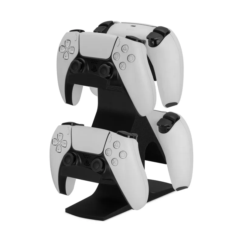 Support de manette de jeu quadruple pour bureaux, conception intuitive, ajustement universel pour toutes les manettes de jeu, idéal pour les bureaux et les tables d'appoint, réduit l'encombrement et affiche mieux votre équipement