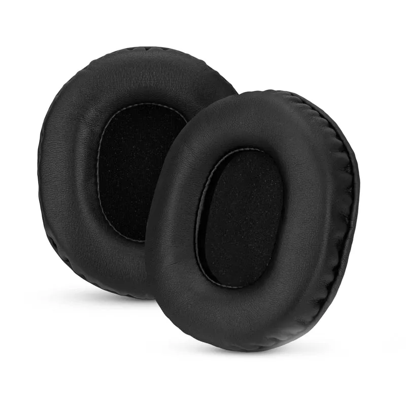 Coussinets de rechange pour casques Audio-Technica ATH-M50X, M50xBT, M50RD, M40X, M30X et M20X. Cuir PU souple avec mousse à mémoire de forme pour plus de confort et de durabilité.