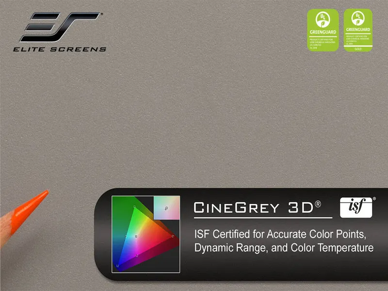 CineGrey 3D - Staal van het schermmateriaal (DIN A4)