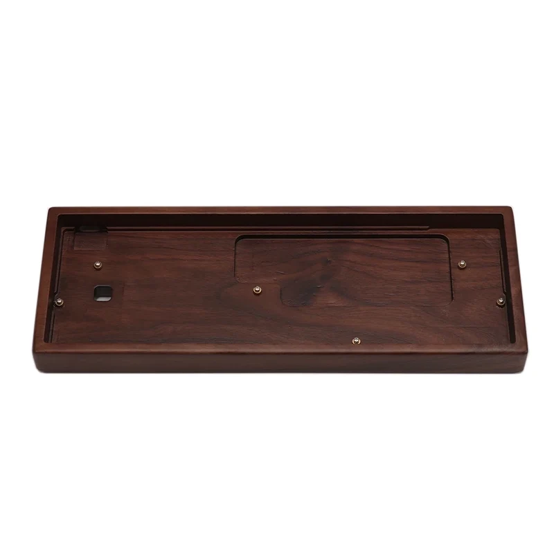 Case de clavier mécanique 60% GH60 Bois de Noyer