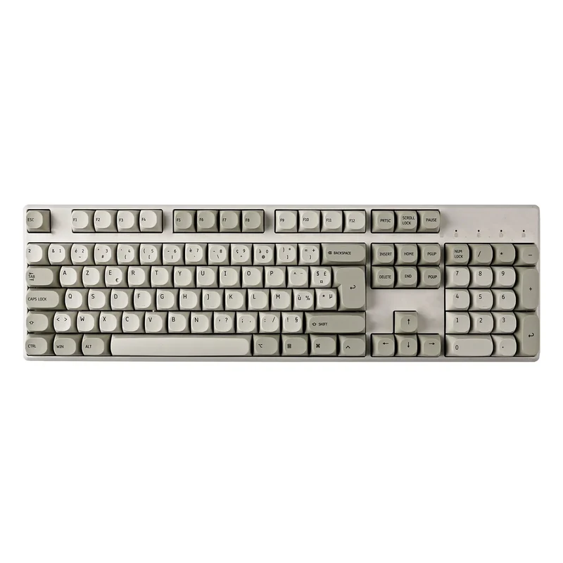 Keycaps AZERTY Vintage gris