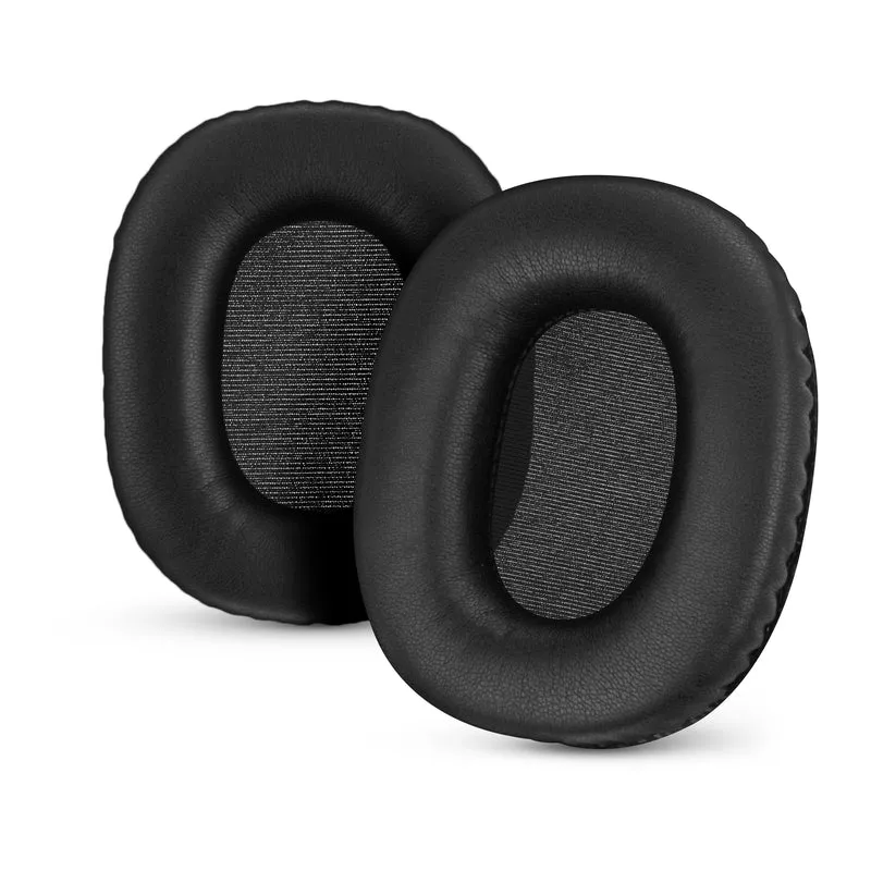 Coussinets d'oreille de remplacement pour casque Marshall Monitor / Monitor Bluetooth (1ère génération), cuir PU, mousse à mémoire de forme pour plus de confort, coussin d'oreille amélioré, durable et durable