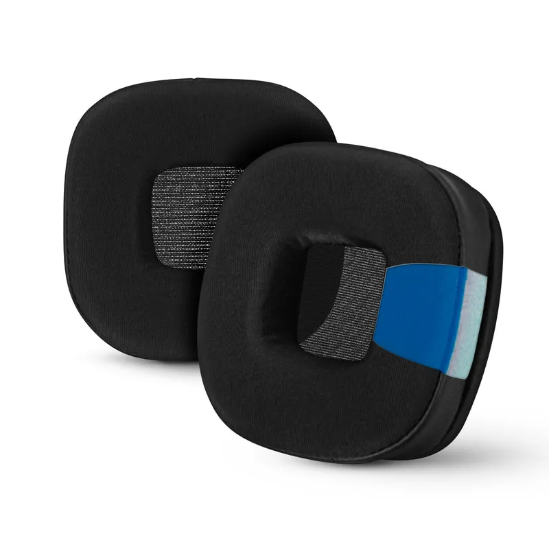 Coussinets d'oreille hybrides pour casque Marshall Major 4, gel froid, cuir PU et mousse à mémoire de forme plus épaisse pour un confort supplémentaire