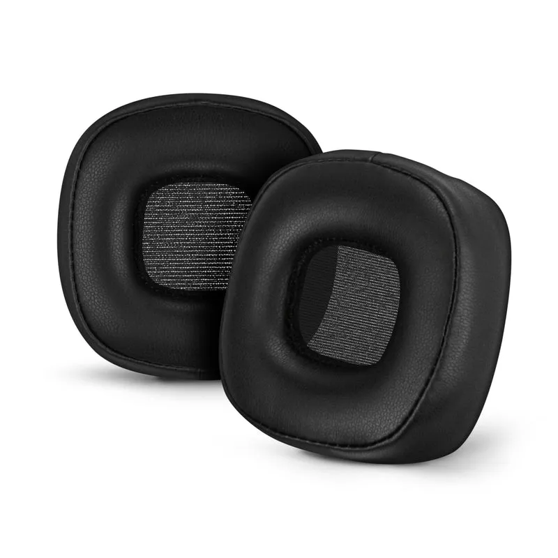 Coussinets d'oreille de remplacement pour casque Marshall Major 4, cuir PU, mousse à mémoire de forme pour plus de confort, coussinets d'oreille améliorés, durables et durables