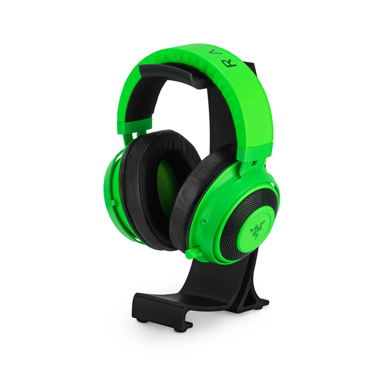 Support de casque de bureau - Support incurvé avec base antidérapante et gestion des câbles - Compatible avec SteelSeries, Sennheiser, Razer, Bose, Sony et plus