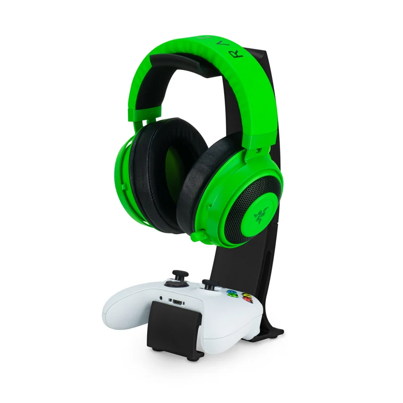 Support pour casque et manette de jeu – Support élégant pour casque et manette de jeu pour Xbox, PlayStation, Nintendo, Legacy, Retro et plus