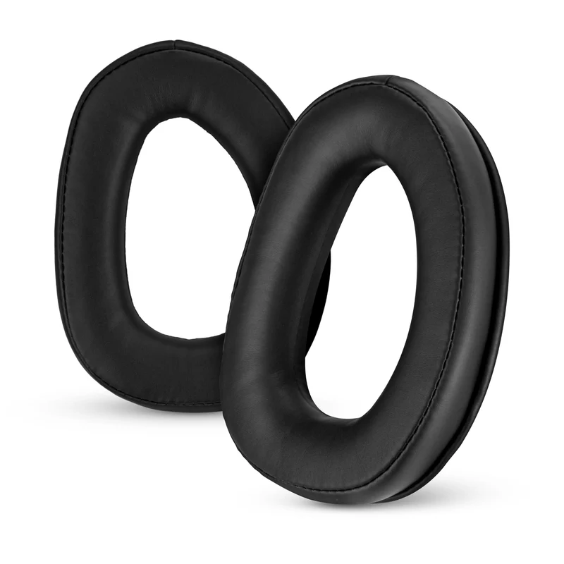 Coussinets de rechange pour écouteurs SENNHEISER GSP300, GSP350, GSP301, GSP302, GSP303 et GSP370 - Cuir PU souple et mousse à mémoire de forme