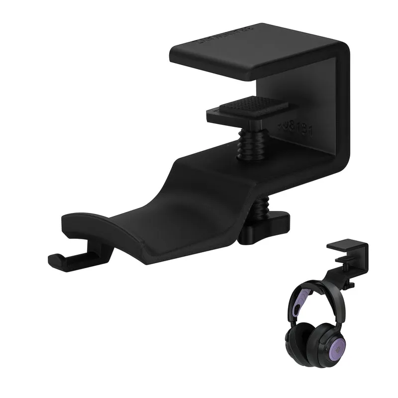 Brainwavz Paw – Support pour casque sous le bureau, à visser, facile à installer avec pince de montage réglable, convient à tous les casques
