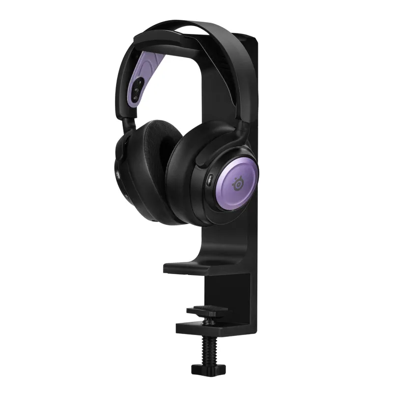 The Dillard - Support pour casque de bureau latéral, adapté à tous les casques, se fixe à la table