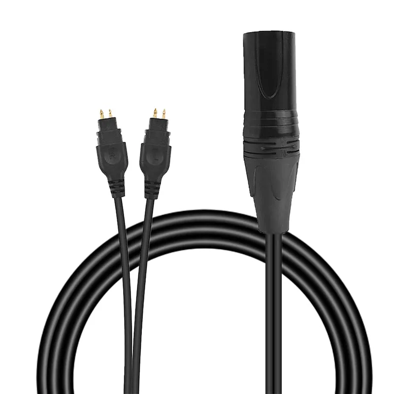 Câble Audio HIFI XLR de remplacement pour casques Sennheiser HD600, HD650, HD660s et HD580, double connecteurs XLR 2 broches à 4 broches