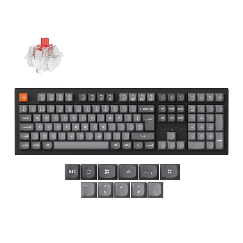 Keychron K10 Max QMK Wireless Mechanical Keyboard ISO Layout Collection