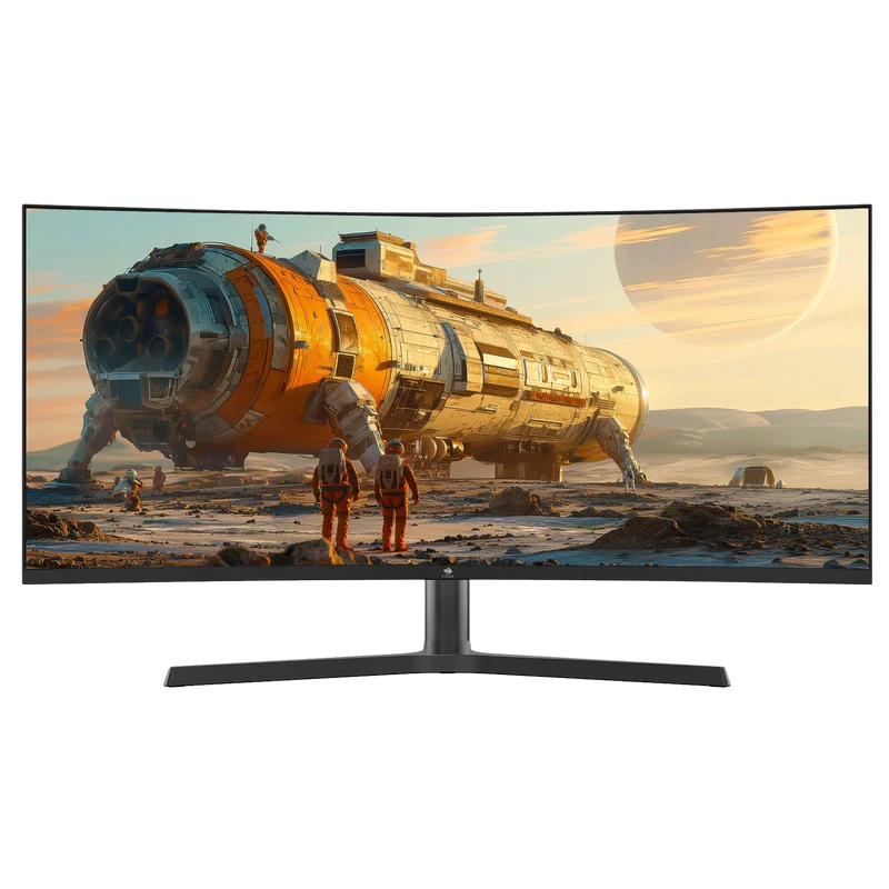 Z-Edge 34" Ultrawide 2K Curved Gaming Monitor with 165Hz Refresh Rate, 21:9 Aspect Ratio, 1ms MPRT, 3440x1440 Resolution, 1500R Curvature, VA Panel, 178 Viewing Angles,