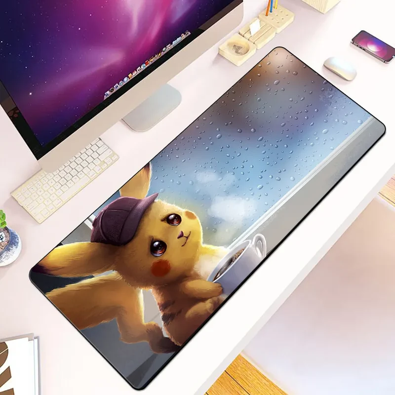 Tapis de souris Pokemon Pikachu triste visuel 3D