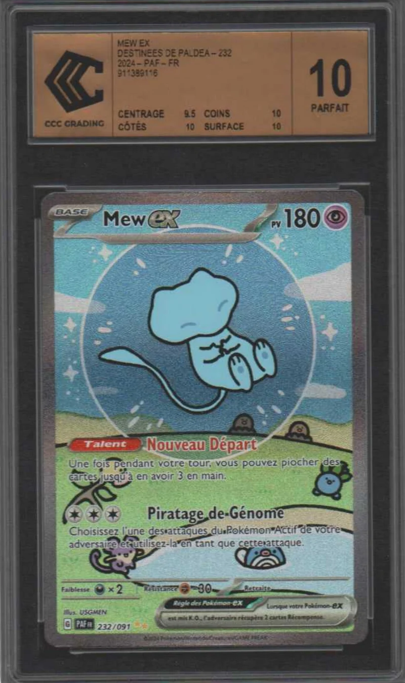 Mew Bubble SAR ex 232/091 - EV4.5 - CCC 10 GOLD LABEL - FR