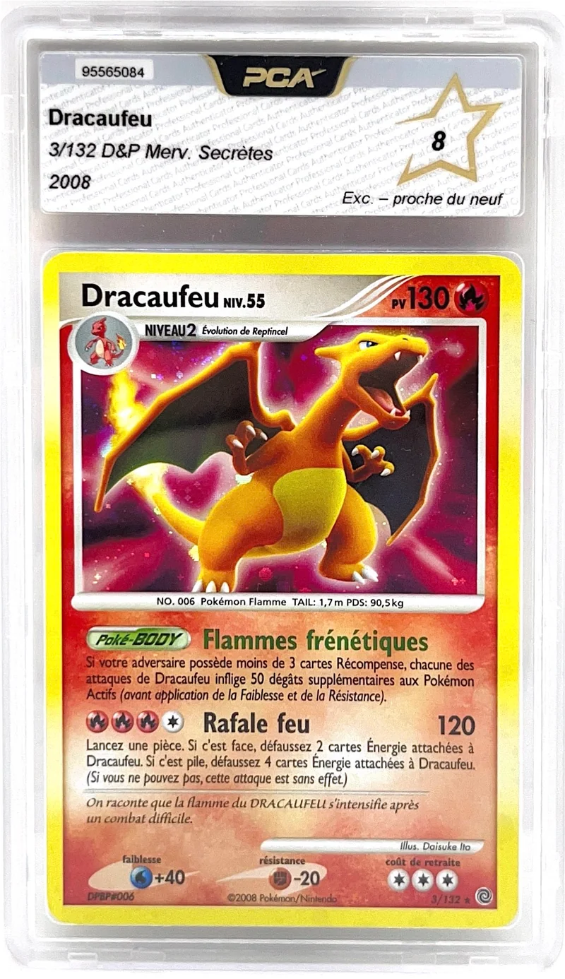 Dracaufeu 3/132 - D&P Merveilles Secrètes- PCA 8 - FR