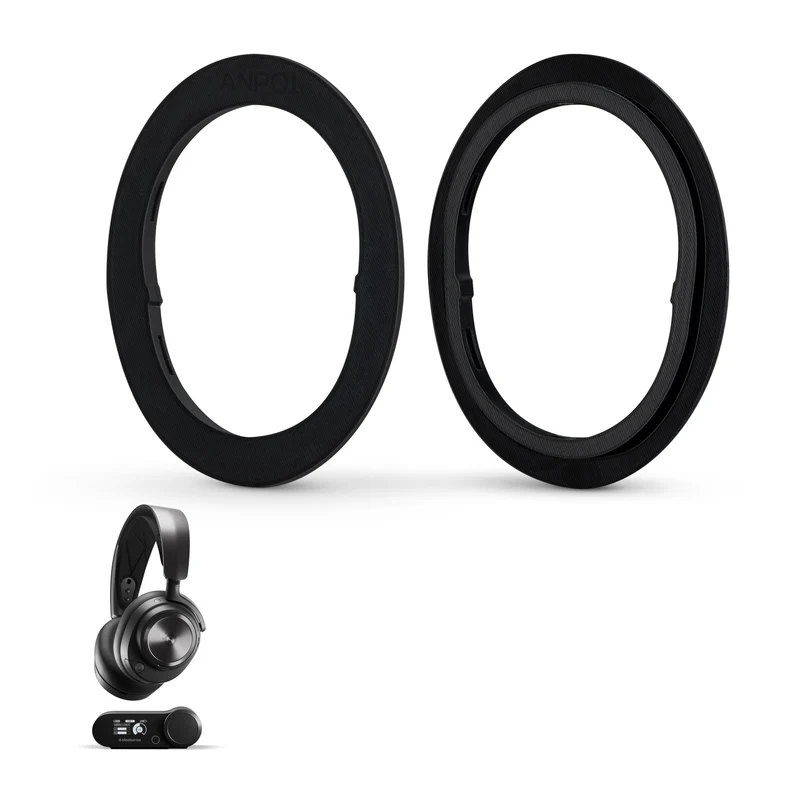 Bague d'adaptation pour coussinets d'oreille Steelseries Arctis Nova Pro Wireless, Nova Pro Omni et Nova Elite - Compatible avec les coussinets d'oreille Brainwavz Oval, ProStock et SteelSeries
