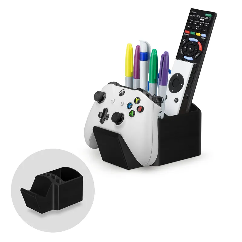 Manette de jeu, télécommande TV et stylos crayons papeterie stockage support organisateur de bureau, conception universelle pour Xbox ONE PS5 PS4 PC Gamepads (D04)