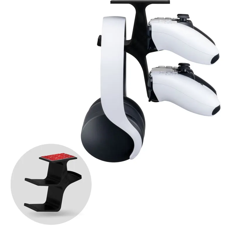 Le Treo - Double manette sous le bureau et support de casque