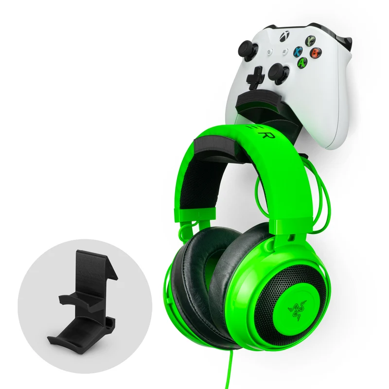 The Colossus - Support pour casque et manette de jeu universel - Support adhésif, sans gâchis ni vis