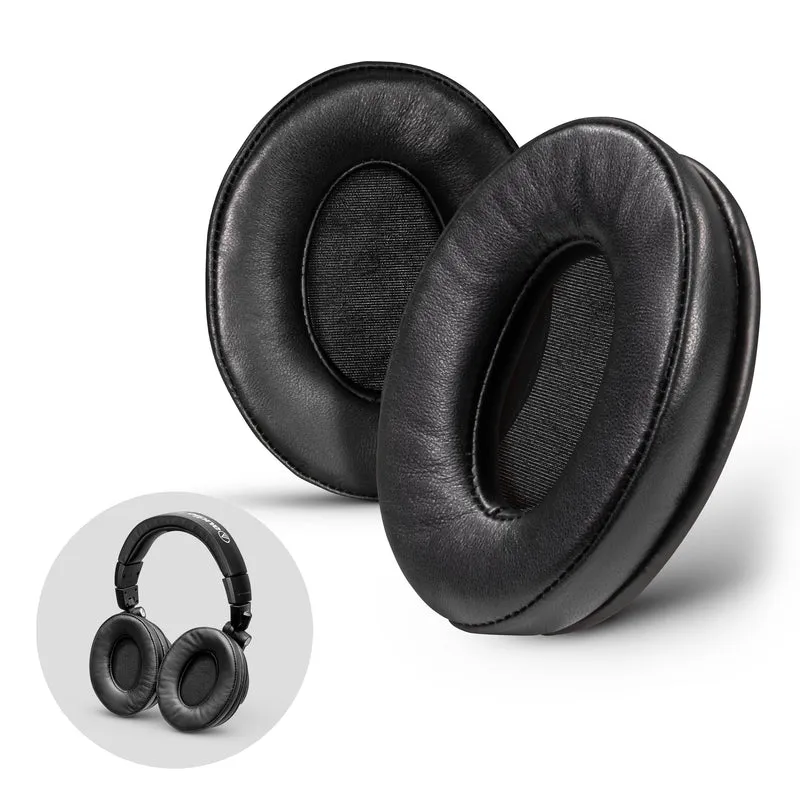 ProStock ATH M50X & M Series Coussinets de rechange - Forme personnalisée avec mousse à mémoire de forme - Cuir de mouton