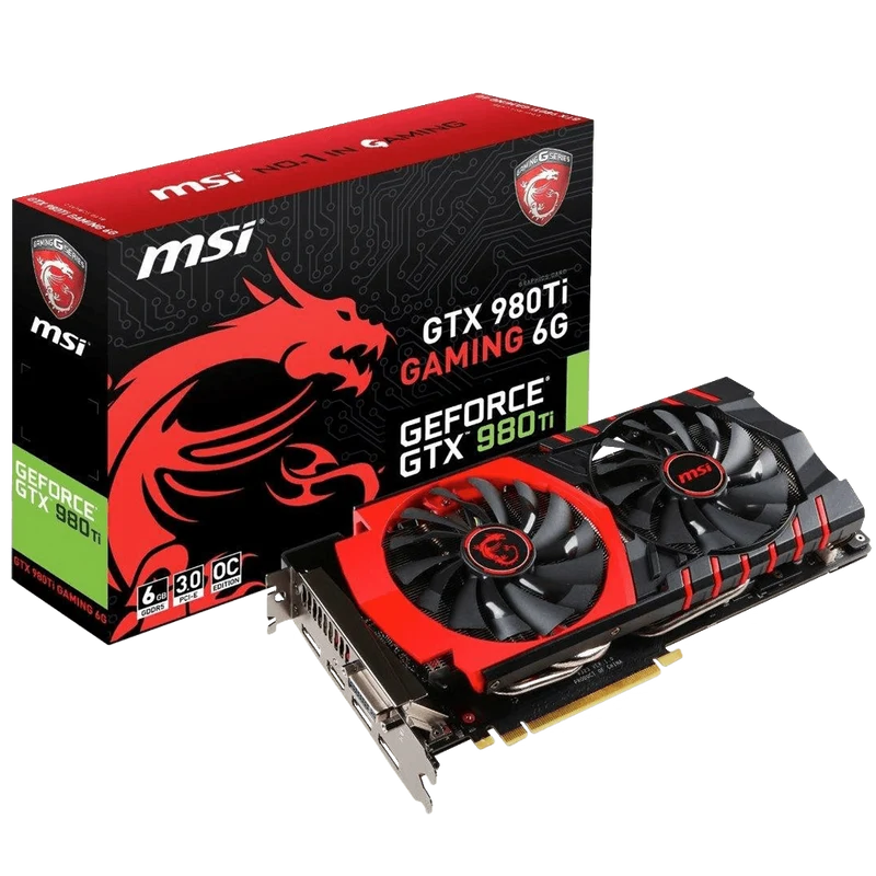 MSI GTX 980Ti GAMING 6G - NVIDIA GeForce PCI Express 3.0 6GB GDDR5 Graphics Card