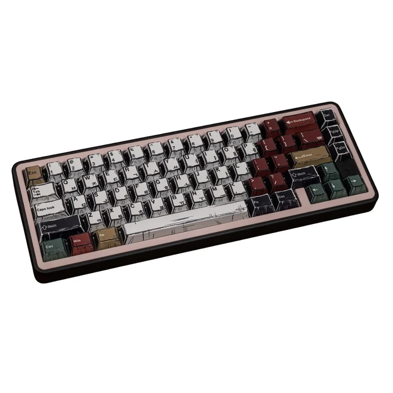 Keycaps AZERTY Mixed light comic