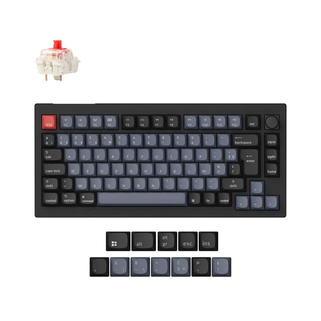Keychron V1 Max Wireless Knob AZERTY 75%