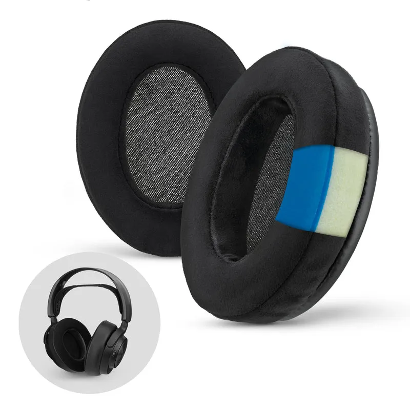 Oreillettes de jeu Brainwavz GEL - Ovales - Micro suède avec mousse à mémoire