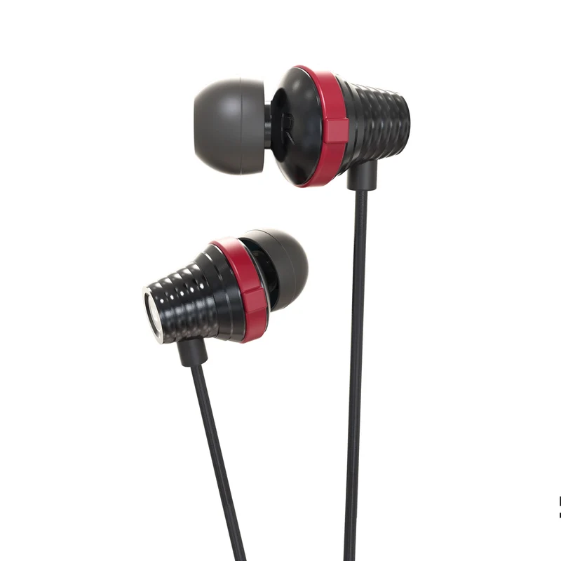 Écouteurs filaires Zeta avec télécommande et microphone