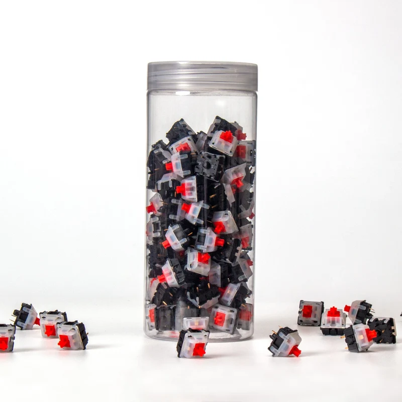 Gateron KS-3X47 Milky Top Black Bottom Switch