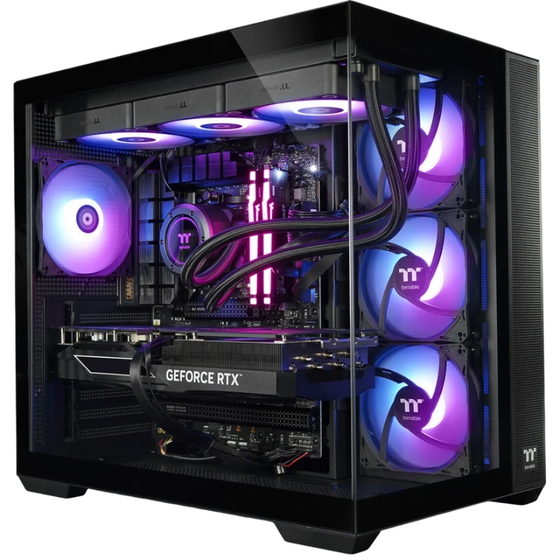 Purple Behemoth RTX 5070TI Black LCGS Gaming PC