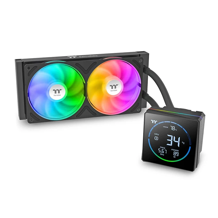 TH240-S V3 ARGB AIO Wasserkühlung - Segment-LCD-Display