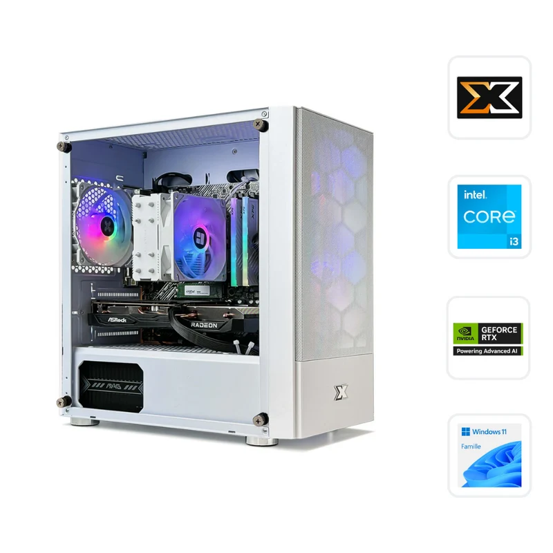 PC Gamer BLANC LUNARI FORGE