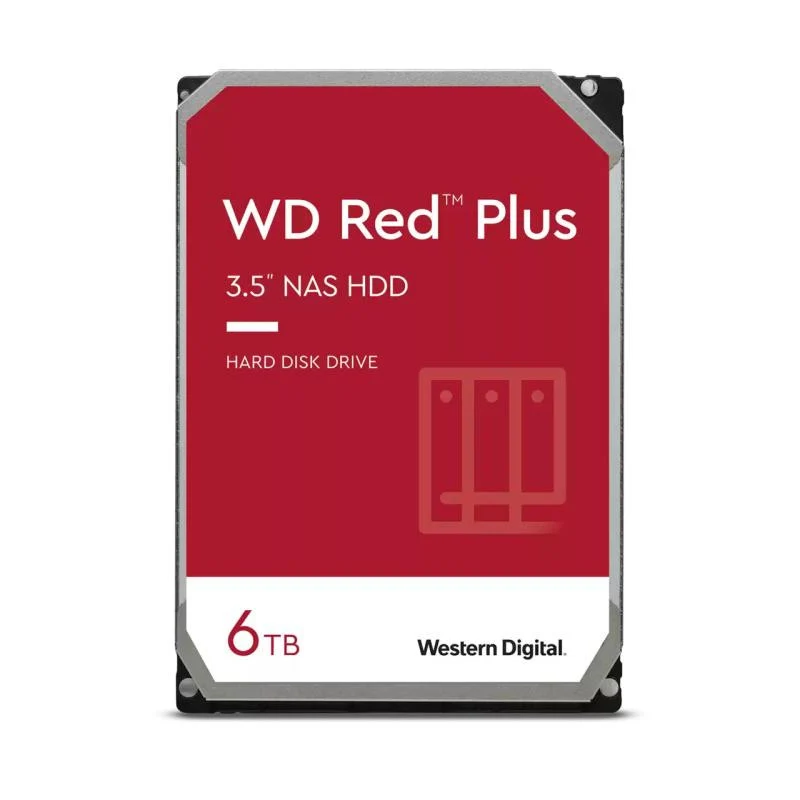 Western Digital NAS WD Red Plus 3,5'' 6 To WD60EFPX