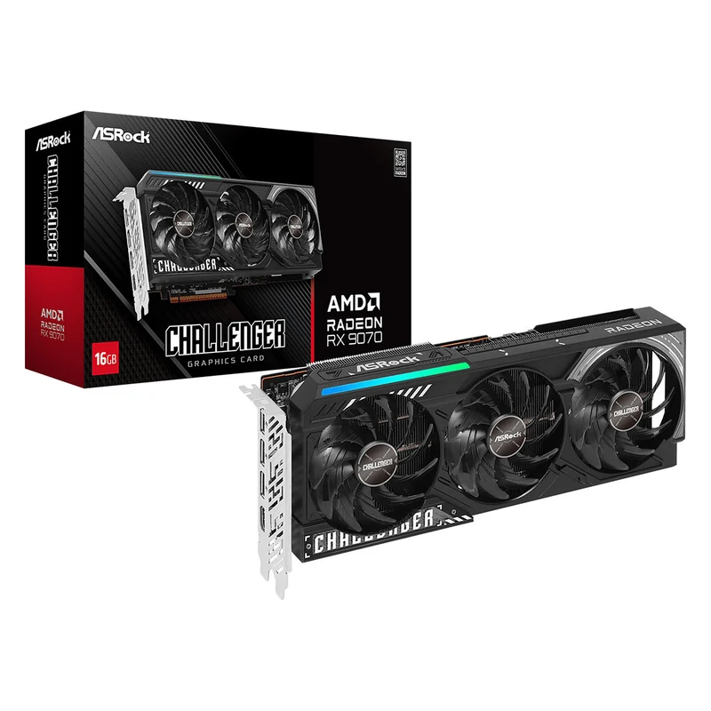 ASRock AMD Radeon RX 9070 Challenger 16GB
